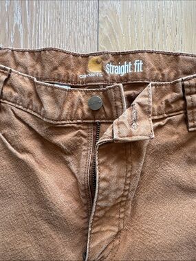 Carhartt Straight Fit Cargo Pants in Brown